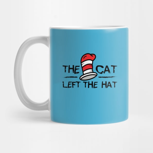 THE CAT LEFT THE HAT by Amrshop87